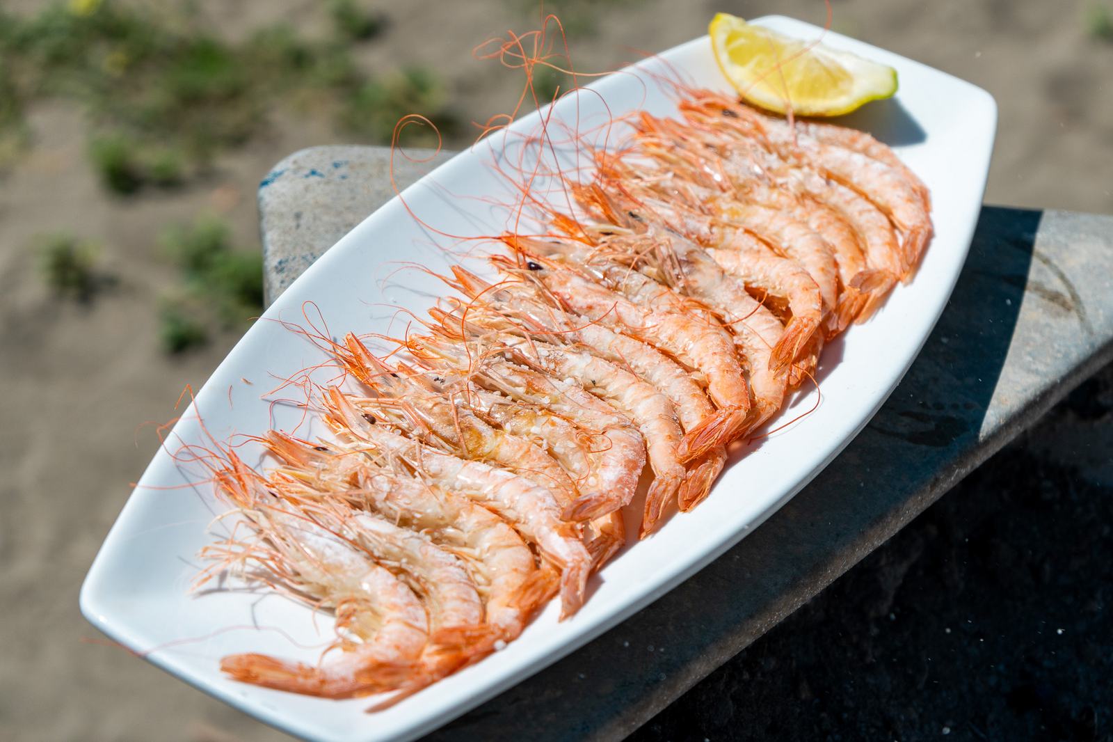 Gambas cocidas